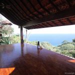 Yoga deck with ocean view