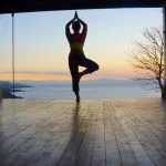 Yoga Deck Sunrise Pose